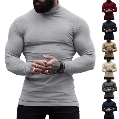 Herren Turtleneck Pullover Langarm Baumwolle Premium Qualität