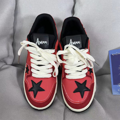 Damen Sneaker Sternen-Design Weiches Innenfutter Modisch