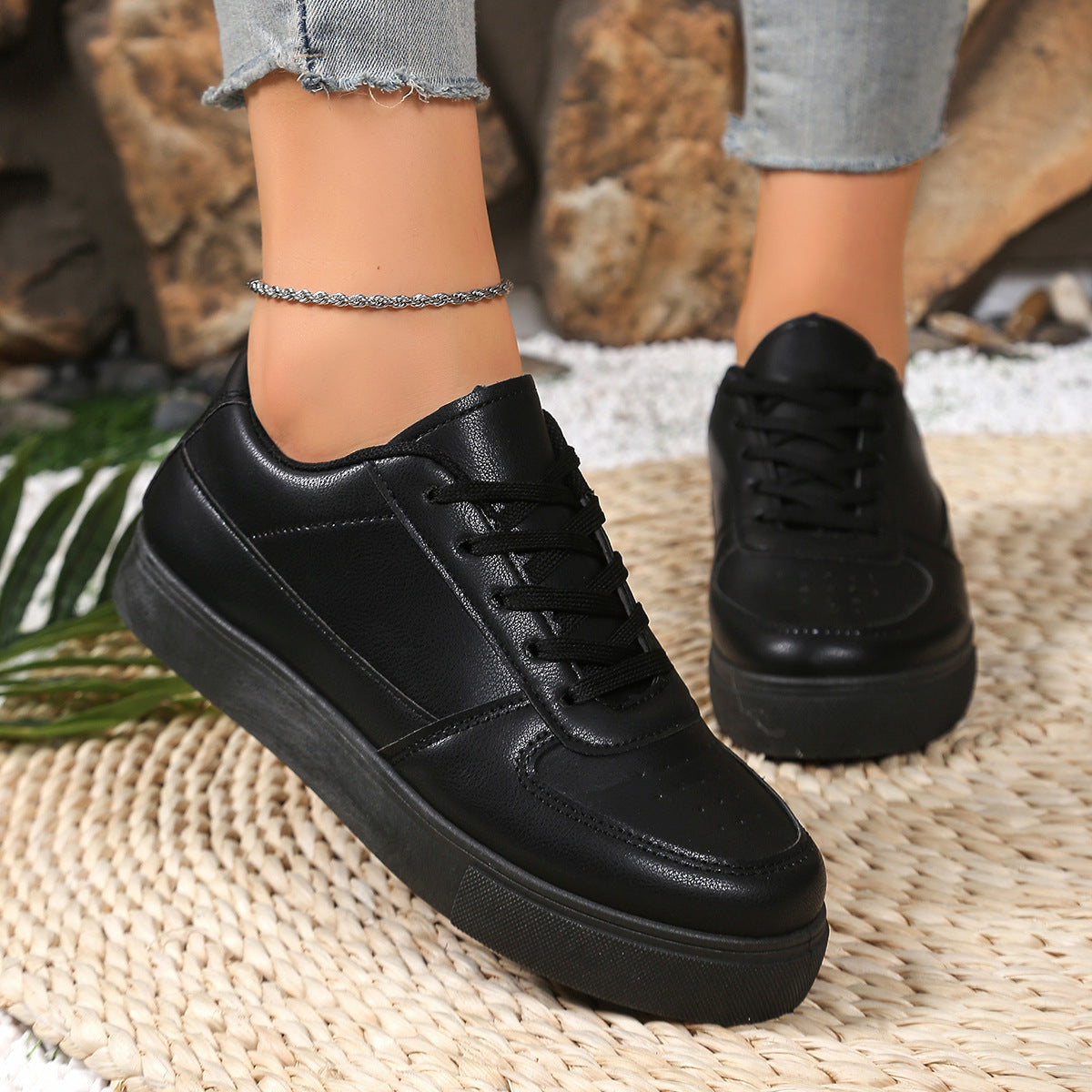 Damen Sneaker Trendy Modisch Sportlich