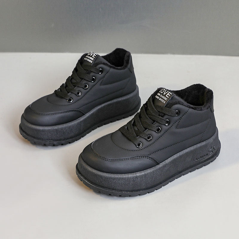 Damen Sneaker Plateau Schuhe Bequem Rutschfest