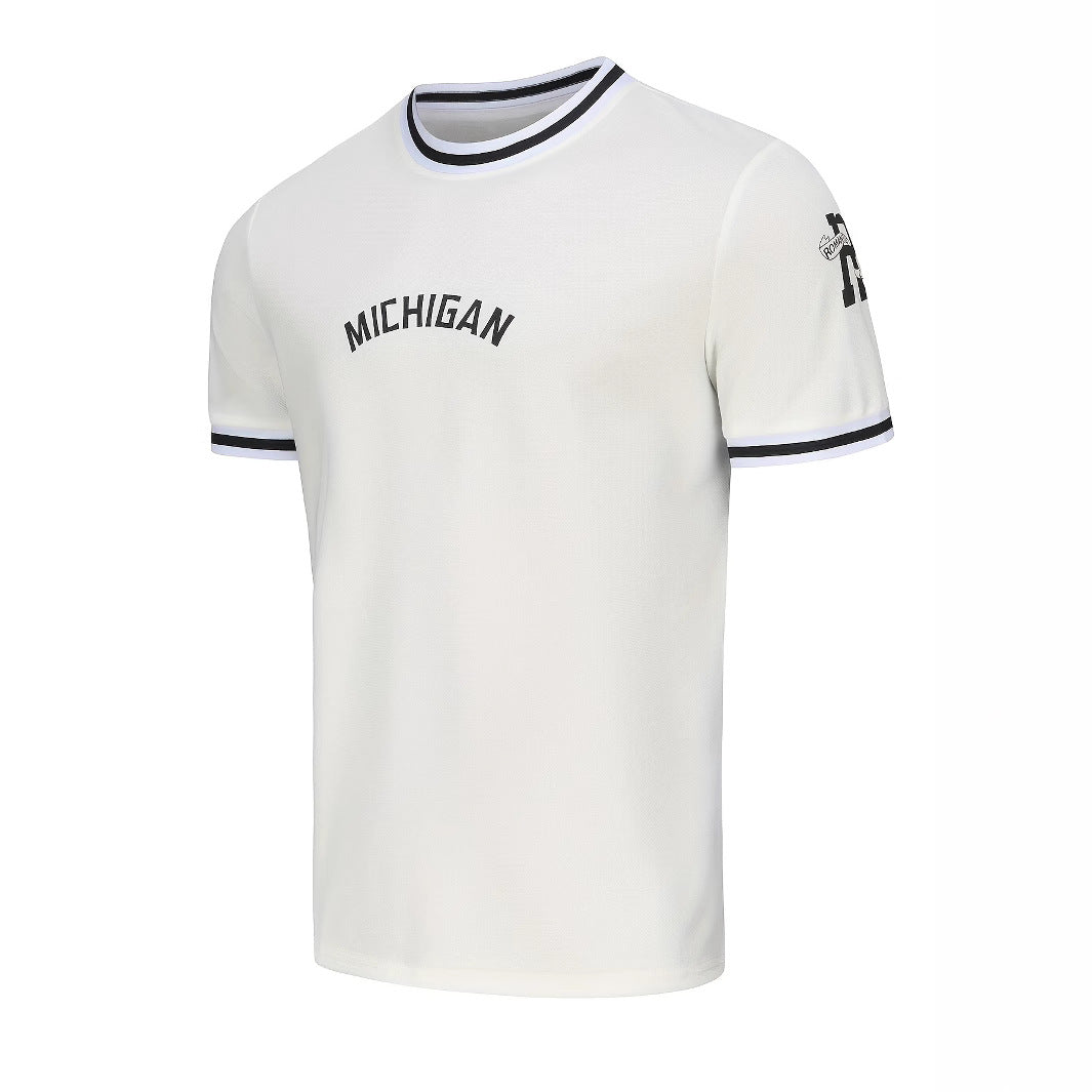Herren Sportset T-Shirt und Shorts Grau Sportlich