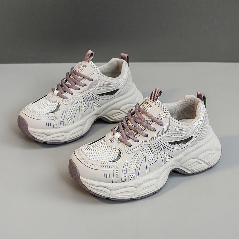 Damen Sneaker Sportlich Atmungsaktiv Trendy Schuhe