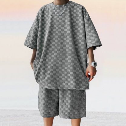 Sommer Set aus Baumwolle Leicht Freizeit Outfit Unisex