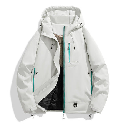 Herren Outdoor-Jacke Wasserdicht Funktionell Modern