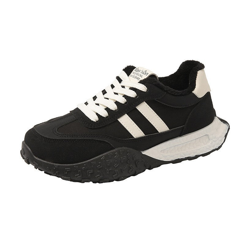 Damen Sneaker Sportlich Bequem mit Fleece-Innenfutter - BerlinGlamour