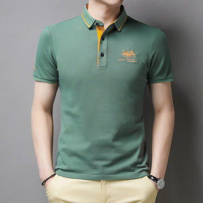 Herren Polohemd Kurzarm Modern