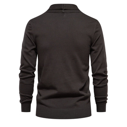 Herren Strickjacke Offener Kragen Praktisch Warm