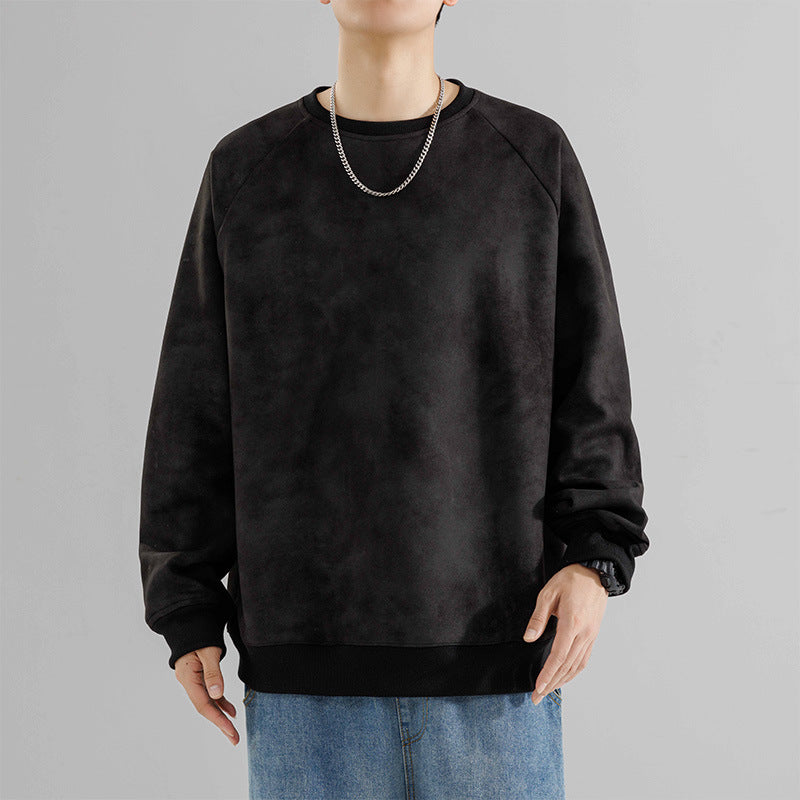 Herren Sweatshirt Lässig Raglan Ärmel Bequem