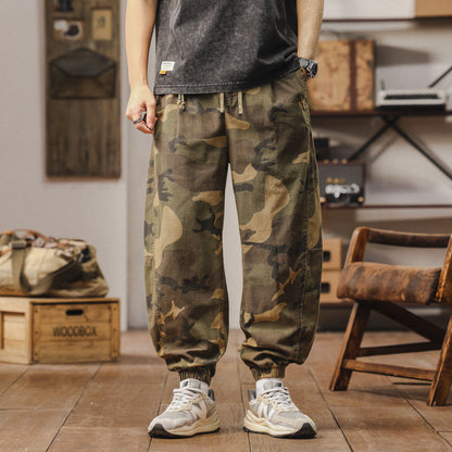 Bequeme Herren Jogginghose Camouflage Grau