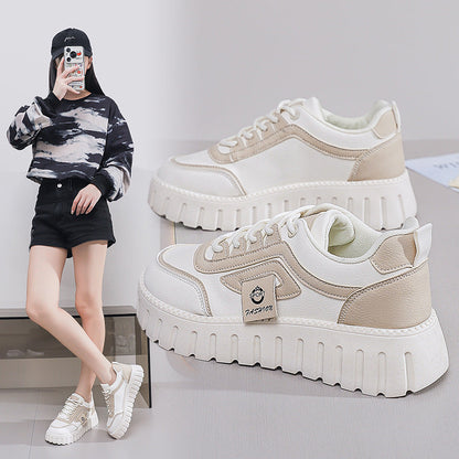 Damen Sneaker Plattform Bequem Leicht Heidi Style - BerlinGlamour