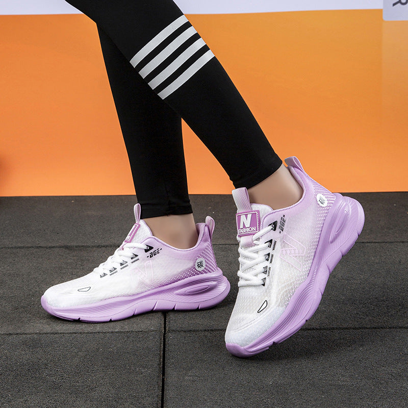 Damen Sportschuhe Leicht Atmungsaktiv Fitness Sneaker - BerlinGlamour