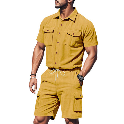 Herren Freizeitanzug Modern mit Taschen Schnitt