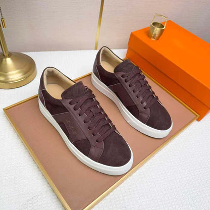 Damen Sneaker Sportlich Wildleder atmungsaktiv Schwarz