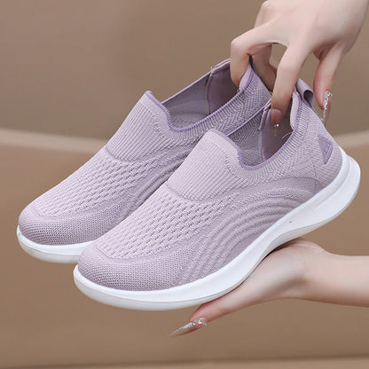 Damen Sport-Sneaker Atmungsaktiv Leicht Sneaker Laufschuhe