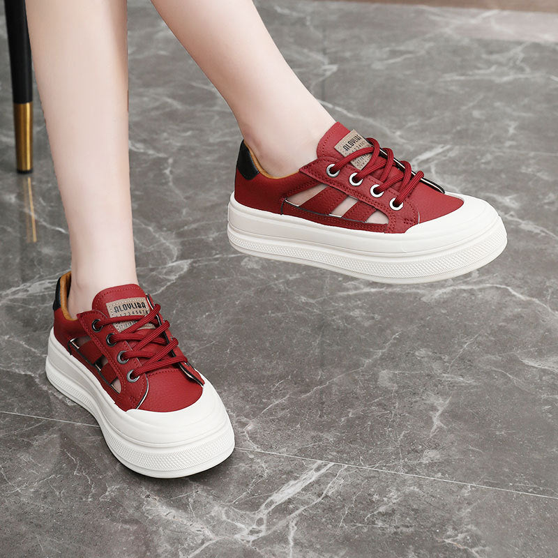 Damen Sneaker Bequem Chunky Farbenfroh Komfort