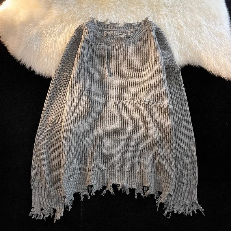 Herren Strickpullover Lässig Französischer Look