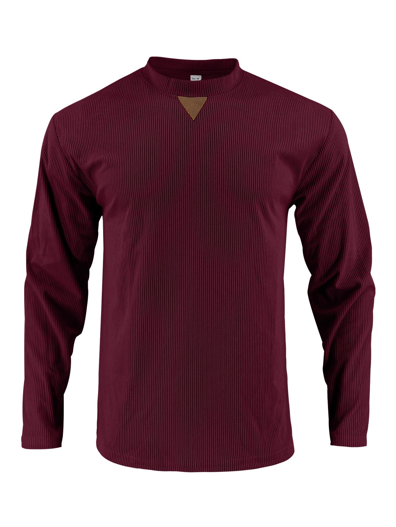 Herren Sportshirt Langarm mit Strukturdesign Modern