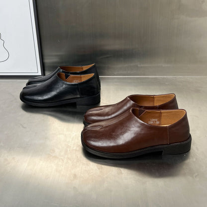 Damen Freizeitschuhe Elegante Leder Schuhe Schwarz