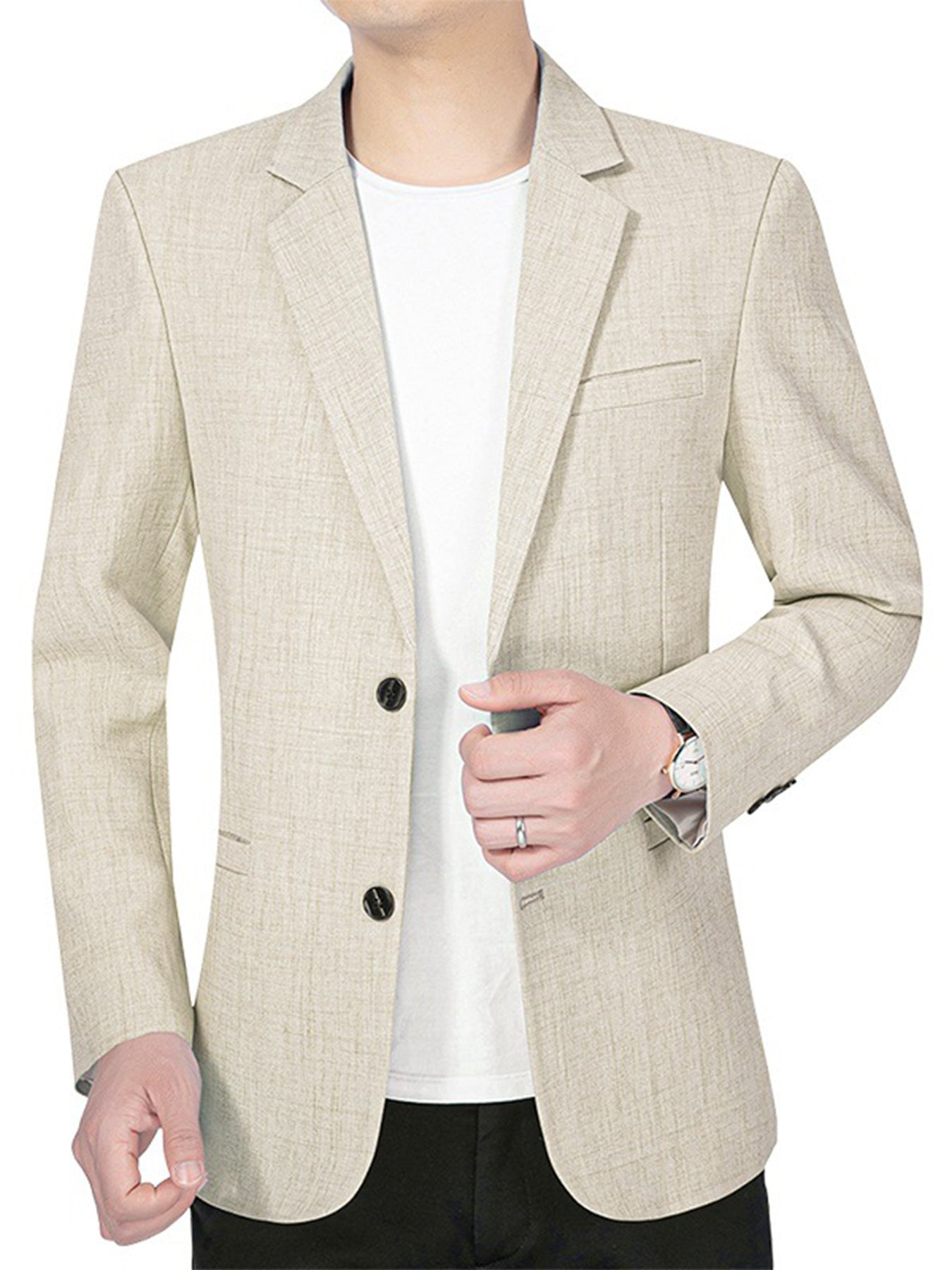 Herren Blazer Elegant Leicht Modern Slim Fit