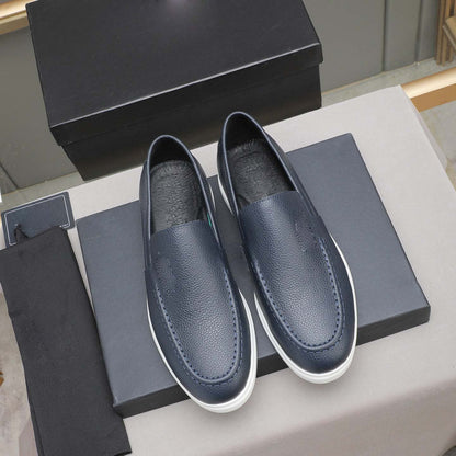 Damen Mokassinschuhe Leder Bequem Rutschfest - BerlinGlamour