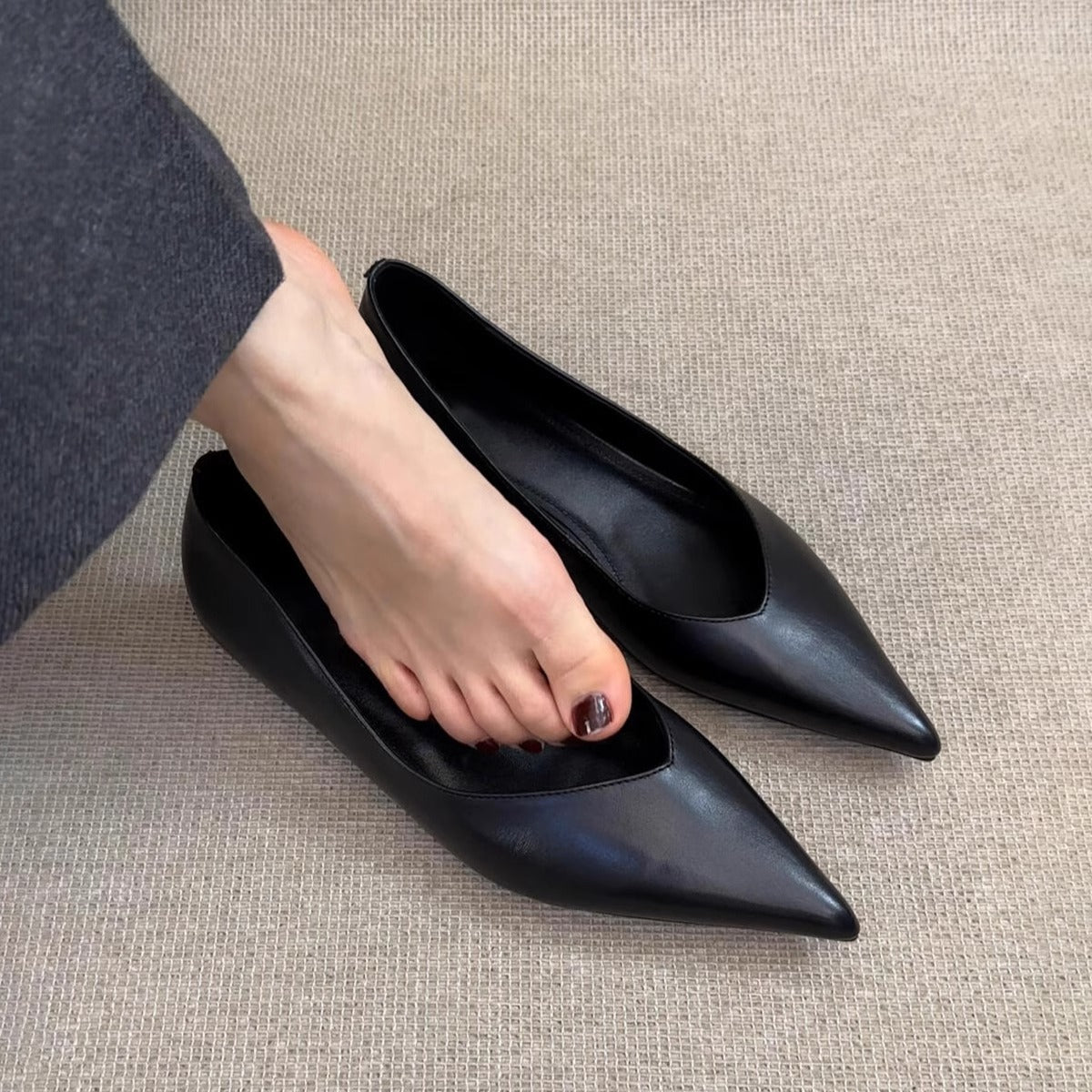 Damen Ballerinas Spitze Komfort Innenleben Elegant - BerlinGlamour