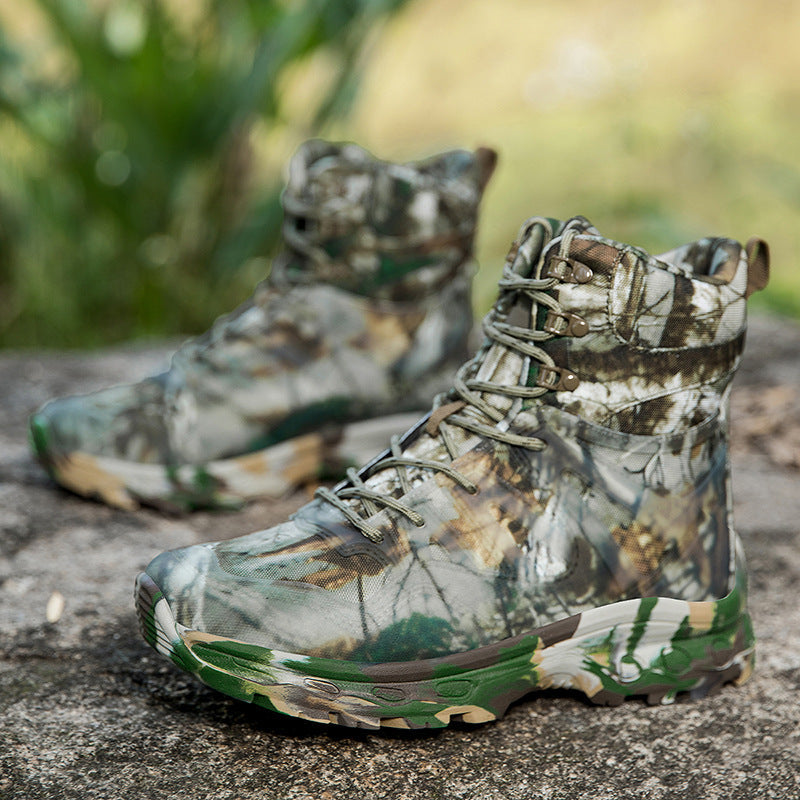Herren Wanderschuhe Hoch Knöchelschutz Outdoor Trekking Schuhe