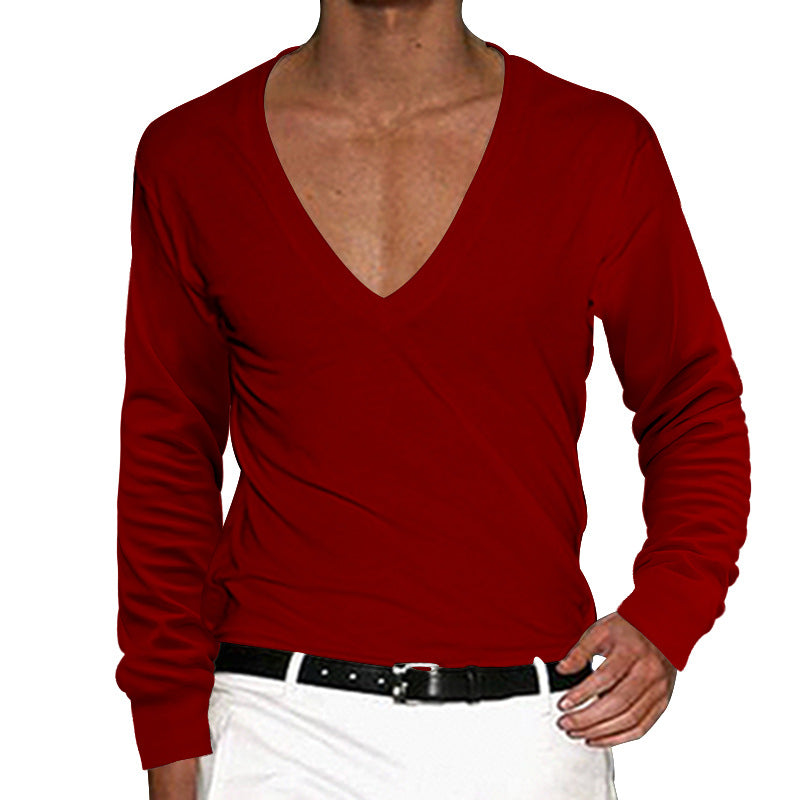 Herren Pullover V-Ausschnitt Modern Berlin Style