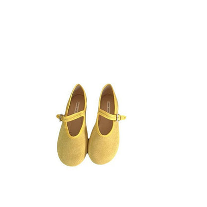Damen Schuhe Mary Janes Glänzend Mit Verstellbarem Riemen