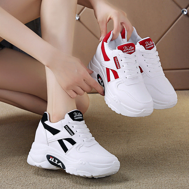 Damen Sneaker Sportlich Dickes Profil Modisch