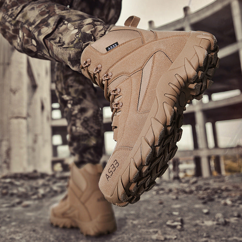 Herren Tactical-Boots Robust mit Knöchelschutz Rutschfest