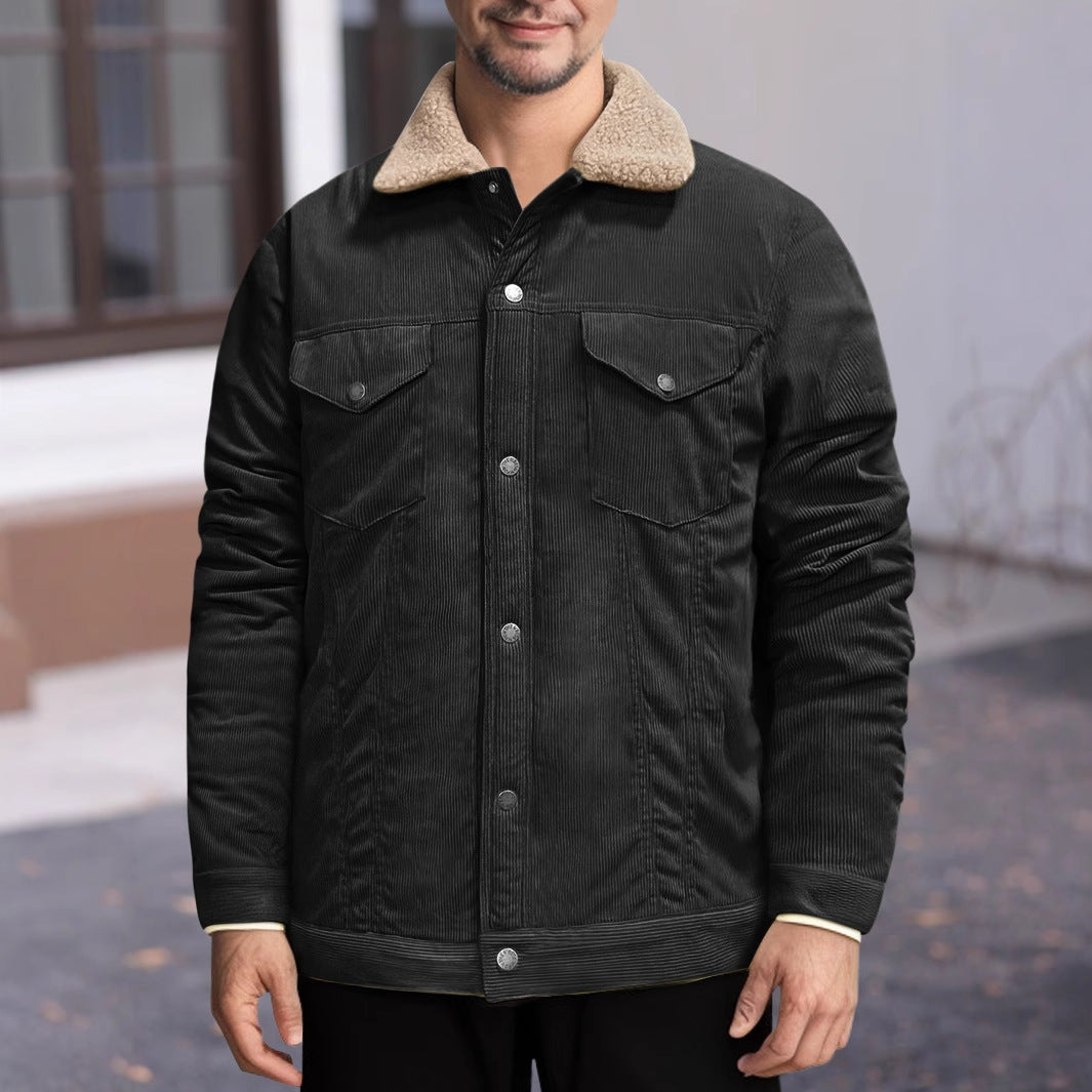 Herren Stoffjacke Elegant Schwarz Modern - BerlinGlamour