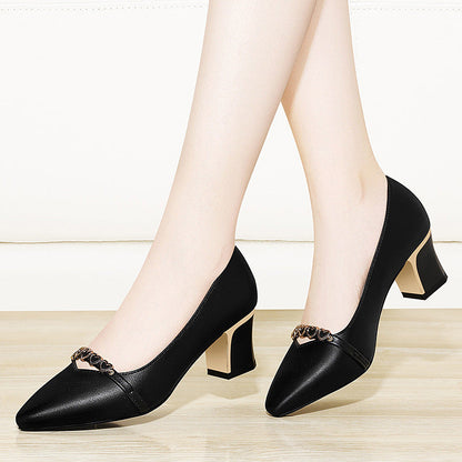 Damen Pumps Hochhackig Elegant mit Schmuckdetail
