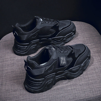 Damen Sneaker Chunky Stil Atmungsaktiv Komfortabel