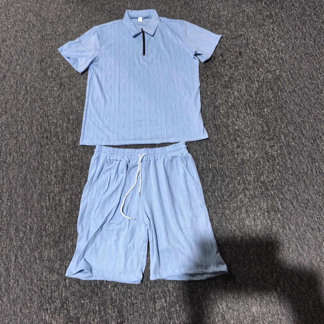 Herren Anzug Reißverschluss Freizeitanzug Modern