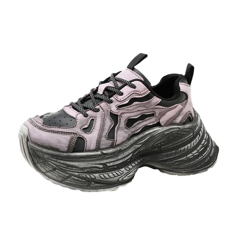 Damen Sneaker Chunky Fashion Schuhe atmungsaktiv Comfort
