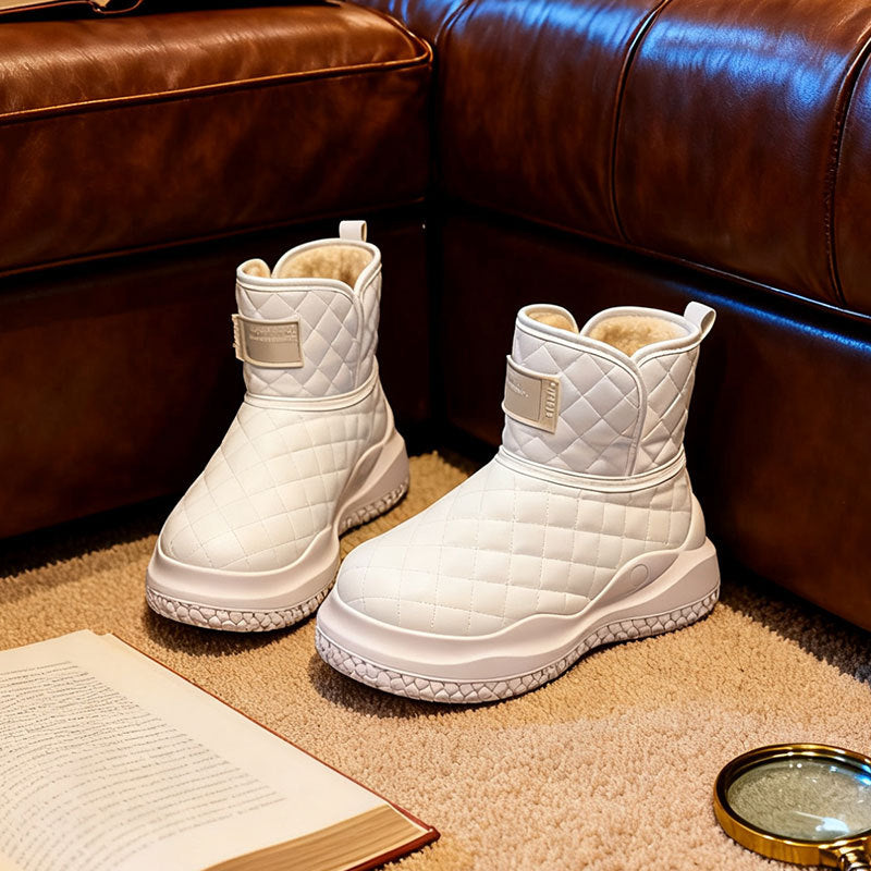 Damen Winterstiefel Warm Isoliert mit Sohle - BerlinGlamour