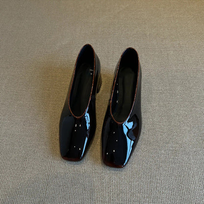 Damen Pumps Hochhackig Glänzend Schmal - BerlinGlamour