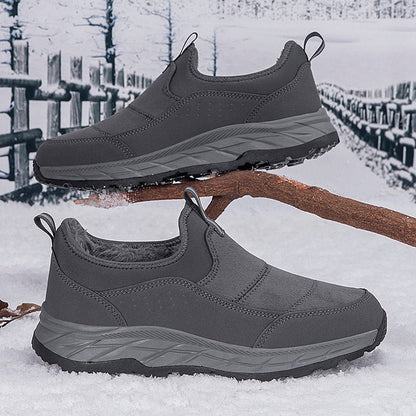 Damen Winter Sneaker Bequem Elastisch Warm