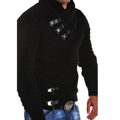 Herren Strickpullover Lässiger Kragen Modern