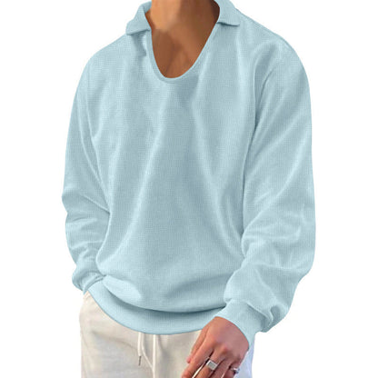 Herren Pullover Modern Strukturiert Lässig