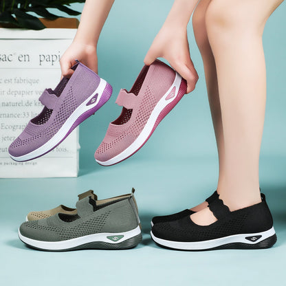 Damen Sportschuhe Slip-On atmungsaktiv elastisch