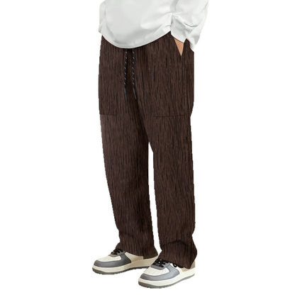 Herren Freizeithose Bequem Elastisch mit Seitentaschen