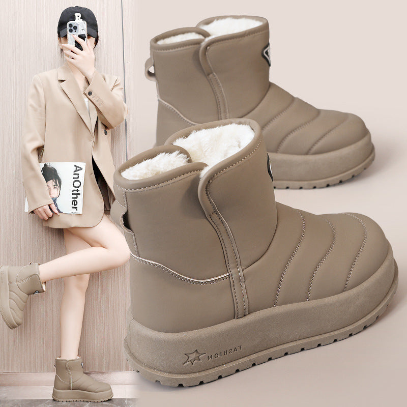 Damen Winterstiefel Warm Kuschelig Robust Schnee - BerlinGlamour