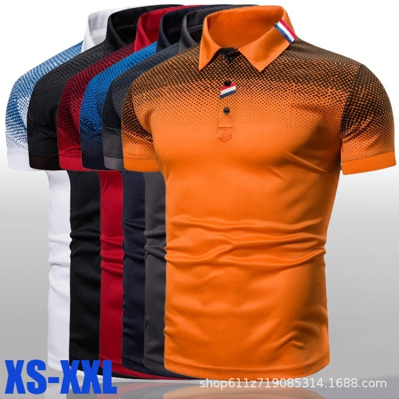 Herren Poloshirt Modern Grafik Sportlich Slimfit - BerlinGlamour
