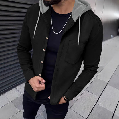 Herren Kapuzenpullover Freizeithemd Sportlich Modern