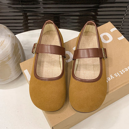 Damen Schuhe Bequem Mary Jane Schnalle Modern