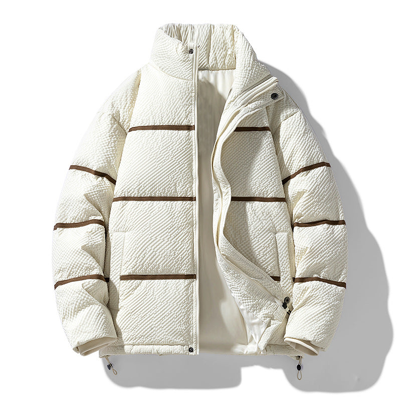 Herren Steppjacke Reflektierend Elegant Winter