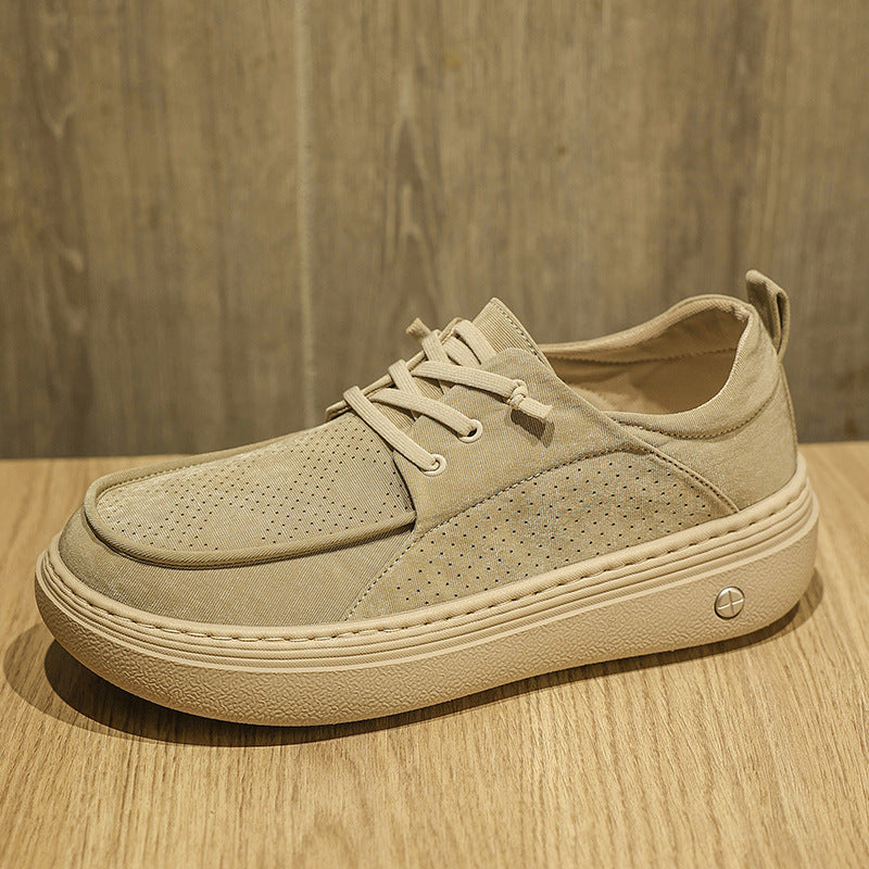 Damen Sneaker Bequem Atmungsaktiv Perforiert