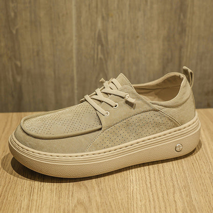Damen Sneaker Bequem Atmungsaktiv Perforiert