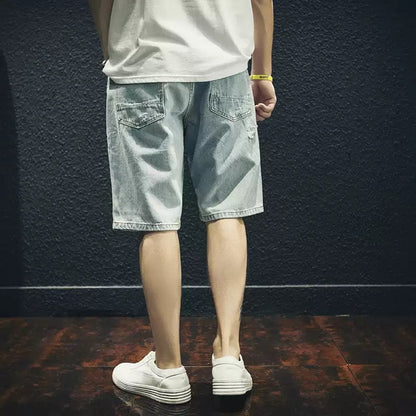 Herren Shorts Destroyed Denim Bequem Modern